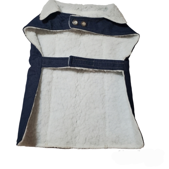 ruffn'it Other - Ruffin It Denim Sherpa Lined Pet Jacket